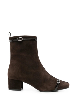 Carel Paris Start buckle-detail ankle boots - Brown