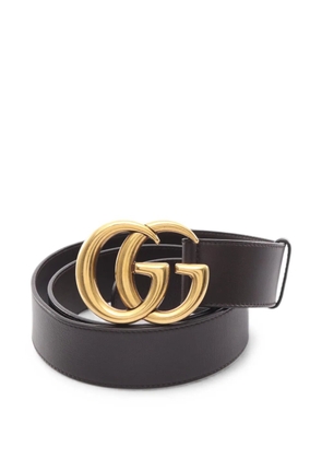Gucci Pre-Owned 2010s GG Marmont belt - Brown