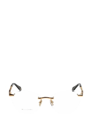 Bvlgari Serpenti rimless glasses - Gold