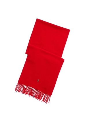 Polo Ralph Lauren Pony fringed scarf - Red