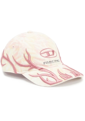Diesel C-Aren logo-embroidered cap - Multicolour
