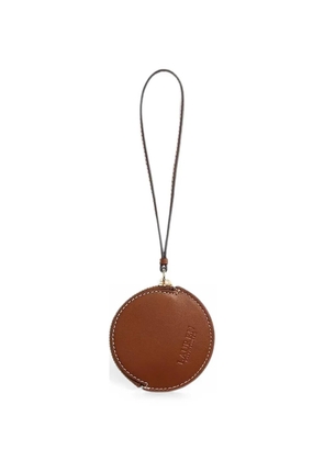 Lauren Ralph Lauren Ball patch leather pouch - Brown