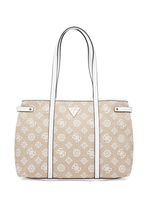 GUESS USA Beyza logo-print tote bag - Neutrals