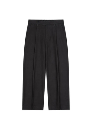Laneus belt-loop pleated trousers - Black