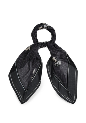 Karl Lagerfeld Ikon modal-blend scarf - Black