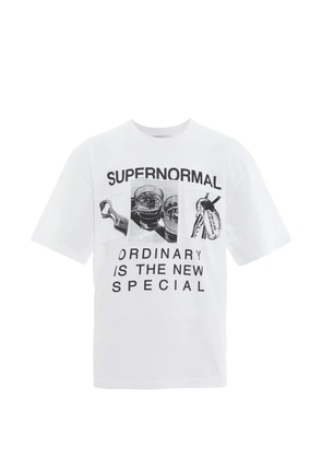 SOLID HOMME Super Normal patch-detail T-shirt - White