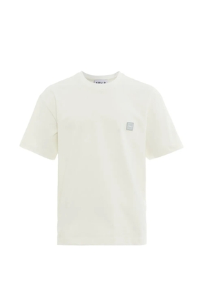 SOLID HOMME Super Normal logo-patch T-shirt - Neutrals