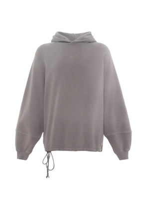 Applied Art Forms Pop-Eye embroidered hoodie - Grey