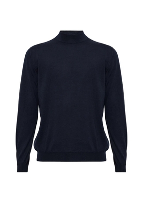 Kiton mock-neck sweater - Blue