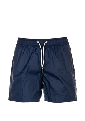 HARTFORD drawstring straight-hem swim shorts - Blue