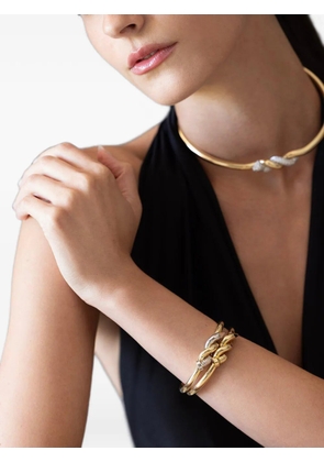 David Webb Twisted Nail cuff bracelet - Gold