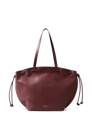 Claudie Pierlot drawstring leather tote bag - Red