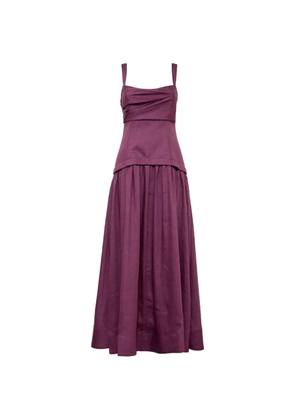 Acler Reeve pleated maxi dress - Purple