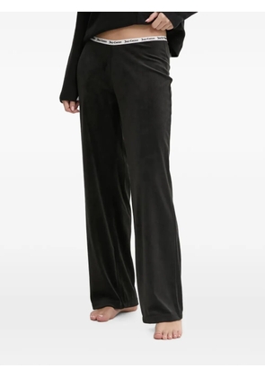 Juicy Couture logo-waistband ribbed pajamas - Black