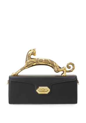 Lanvin Pencil Cat leather shoulder bag - Black