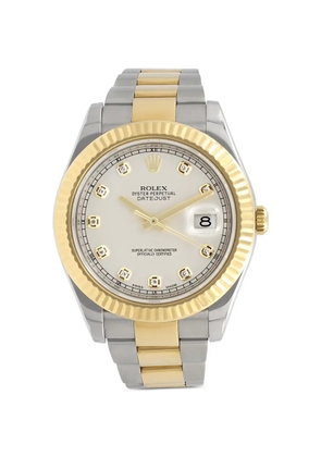 Rolex Datejust diamond 41mm watch - White
