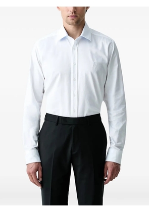 Karl Lagerfeld embroidered-logo shirt - White