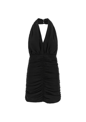 ROTATE BIRGER CHRISTENSEN ruched halterneck dress - Black