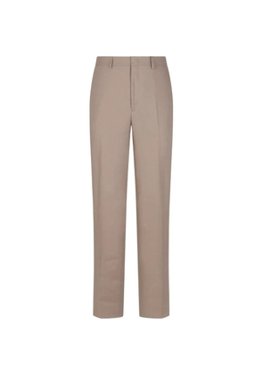 Tagliatore linen straight-leg trousers - Neutrals