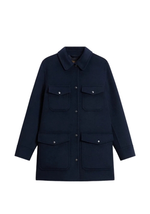 Woolrich snap-button pocket coat - Blue