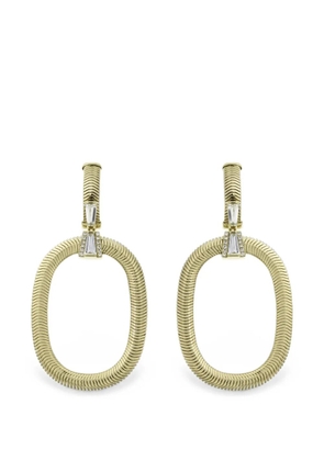Nikos Koulis Feelings diamond drop earrings - Gold