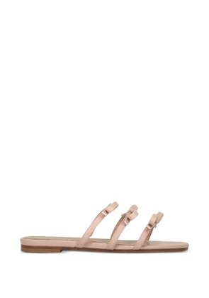 RED(V) bow-detail triple-strap sandals - Pink