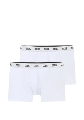 GCDS logo-waistband boxer briefs (set of two) - White