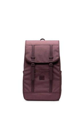 Herschel Supply Co. Retreat diamond-quilted buckle-fastening backpack - Purple