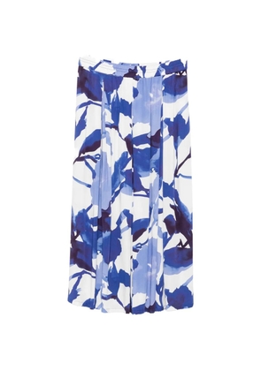 Betty Barclay floral-print pleated midi skirt - Blue