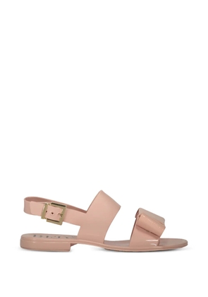 RED(V) bow-detail buckle-fastening sandals - Pink