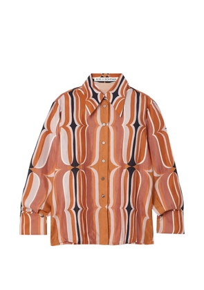 Alix of Bohemia Dana Mesa Verde button-down shirt - Orange