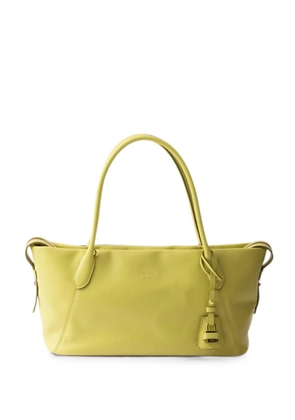 Prada Ouvert large leather tote bag - Yellow