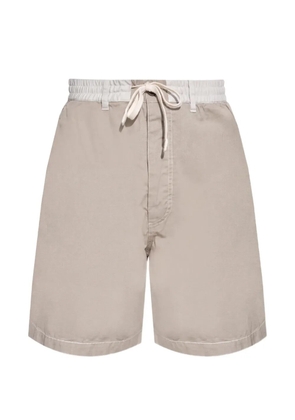 DSQUARED2 drawstring straight-leg shorts - Neutrals