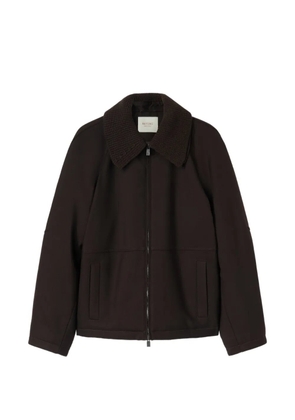 RETORI detachable-collar wool jacket - Brown
