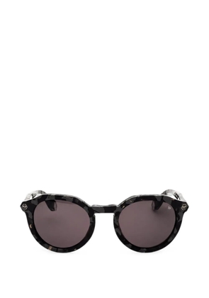 Philipp Plein tortoiseshell-effect round-frame sunglasses - Grey