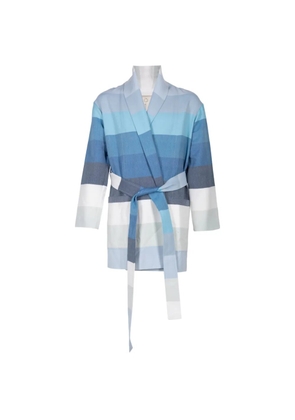 Marrakshi Life striped belted jacket - Blue