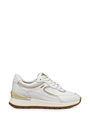 Geox Desya Abx metallic-trim lace-up sneakers - White