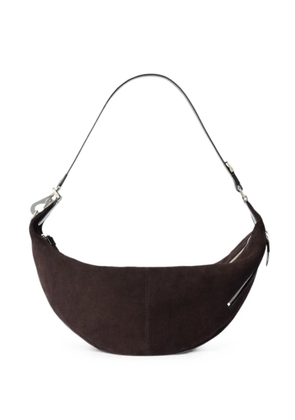 LEMAIRE Quiver Clip bag in suede leather - Brown
