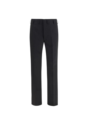 Prada straight-leg tailored wool trousers - Black