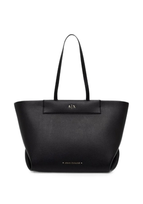 Armani Exchange logo-detail tote bag - Black