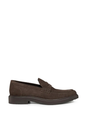 Geox Massimiano suede loafers - Brown
