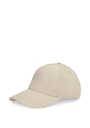 Armani Exchange rhinestone-logo baseball cap - Neutrals