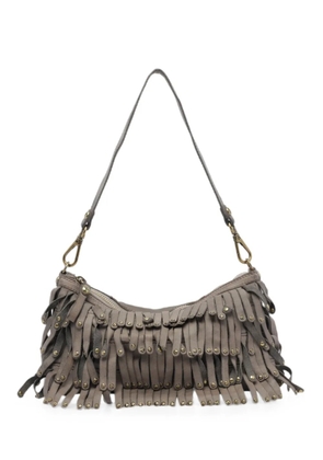 Campomaggi Natalia fringed shoulder bag - Grey