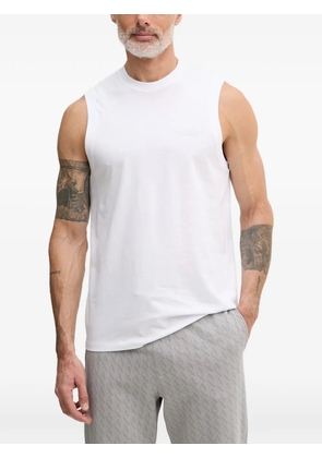 Armani Exchange logo-print vest - White