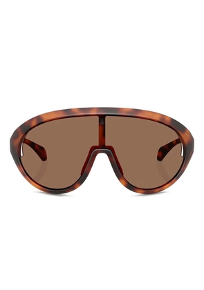 Moncler Eyewear oversized-frame sunglasses - Brown