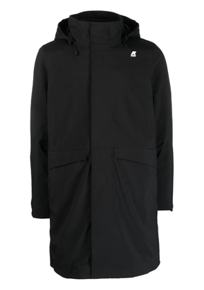 K-Way Thomal logo-embossed padded jacket - Black