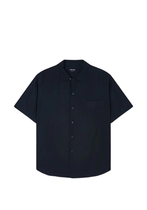 Giorgio Armani short-sleeve chest-pocket shirt - Black