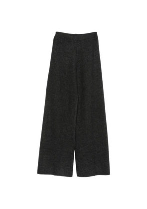 Semicouture wide-leg virgin wool trousers - Grey