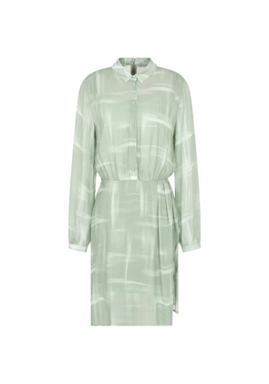 Armani Exchange long-sleeve mini dress - Green