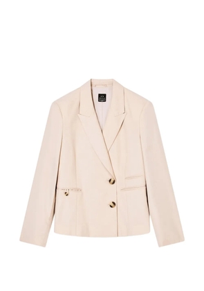 Armani Exchange double-breasted blazer - Neutrals
